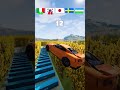 30 ta konteyner ustidan sakrash! 😱 Qaysi davlat mashinasi yetib o‘tadi? (BeamNG.drive)