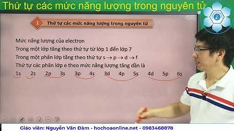 Bài tập sơ đồ mức năng lượng của e