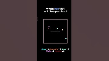 Which one comes out last? Part. 1 #simulation #satisfyingvideo #viral #shorts #satisfying #bounce