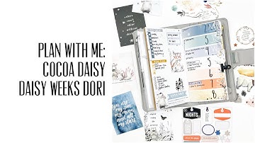 Planner Setup: Cocoa Daisy Nordic Skies Weeks Daisy Dori