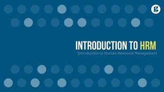 Introduction To Human Resource Management Introduction To Human Resource Management