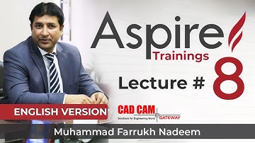Vectric Aspire CAD/CAM 2D Design – Lecture 08 | Tutorial by Muhammad Farrukh Nadeem
