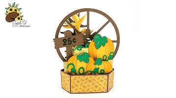 Harvest Pop Up Card SVG Assembly Tutorial