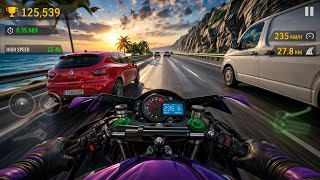 Traffic Rider Gameplay 2026 🔥 Crazy Bike Speed in Highway! screenshot 5