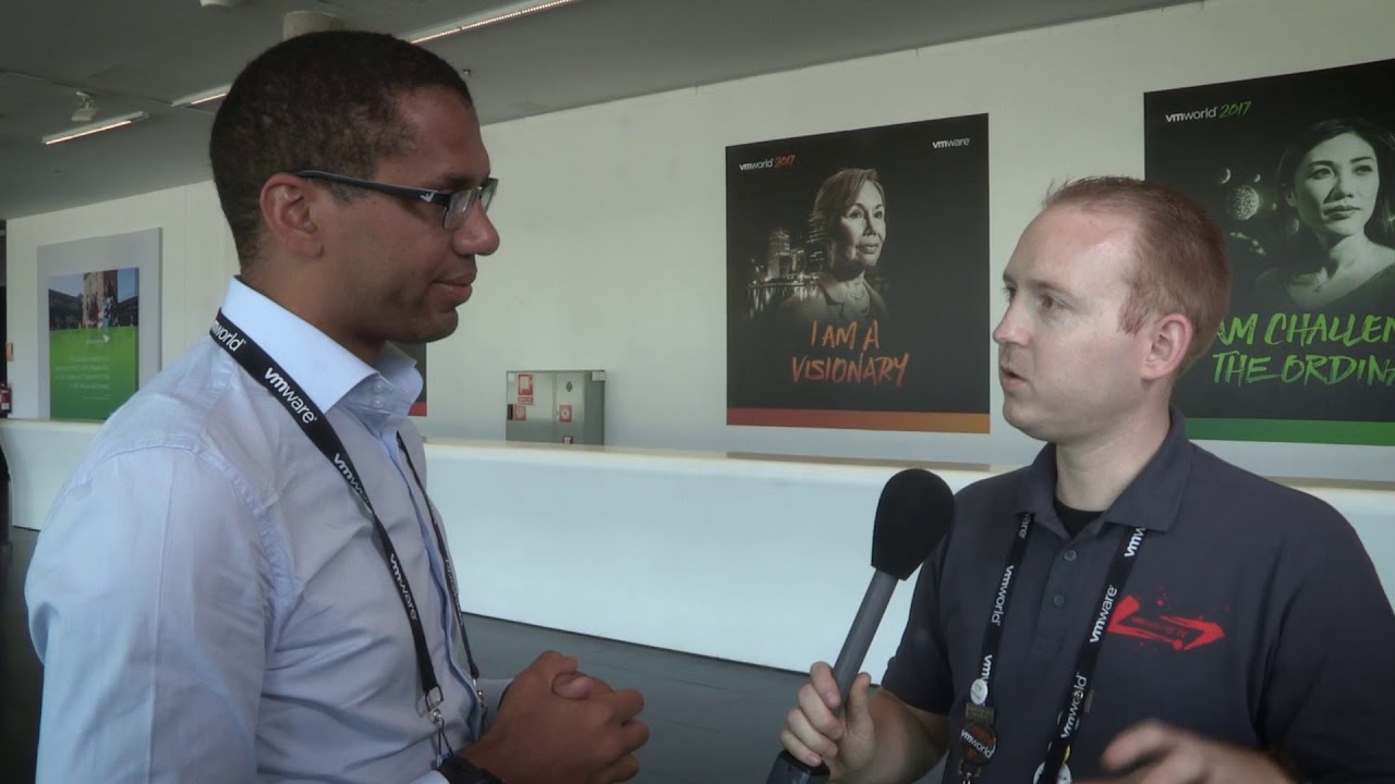 Nico Vibert from NXS at VMworld 2017 Europe