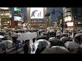 【4K】Rainy night at Tokyo Shibuya