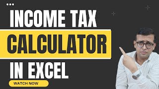 Income Tax Calculator in Excel | Make Your Tax Calculator For Auto Calculation of Tax. screenshot 4