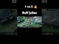 JULIAN 1 VS 5 INSANE!!DAMAGE #AFTER BUFF JULIAN#viralvideo  #DAMAGE#MLBBSHORTS