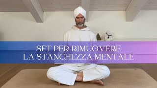 Set per rimuovere la stanchezza mentale