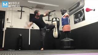 Scott Adkins SUPER KICKS   Muscle Madness