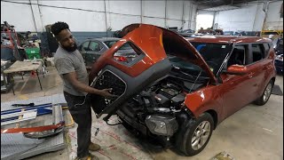 2022 KIA SOUL how to take the front bumper off