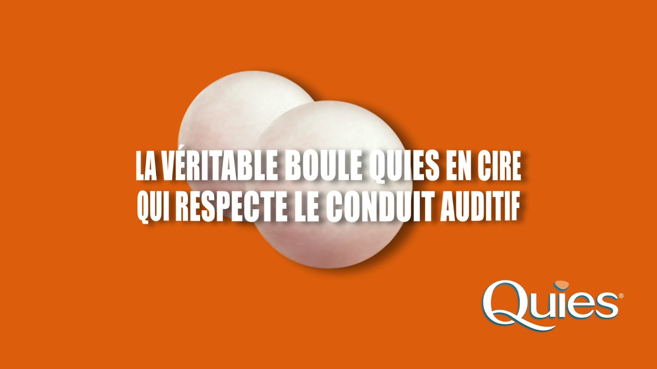 L'authentique boule QUIES  Protection auditive Cire anti-bruit 