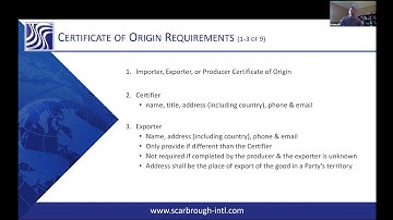 What is the certifier on the USMCA certificate of origin?