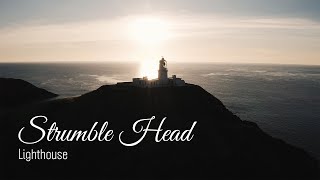 A CINEMATIC DRONE FLIGHT over Strumble Head Lighthouse - (DJI Mavic 2 Pro + DJI FPV)