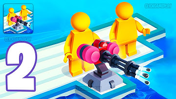 Sea Battle Raft Gameplay Walkthrough Part 2 - Tutorial Navy War Commander (Android,iOS)