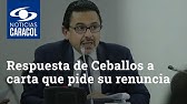 El Tiempo En Vivo Miguel Ceballos Comisionado De Paz Revela Acercamientos Con Eln Youtube