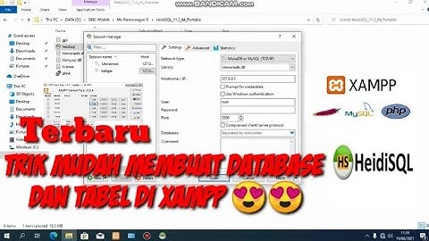 Part 1 cara membuat Database, Tabel dan Data source Name ( Koneksi ODBC)