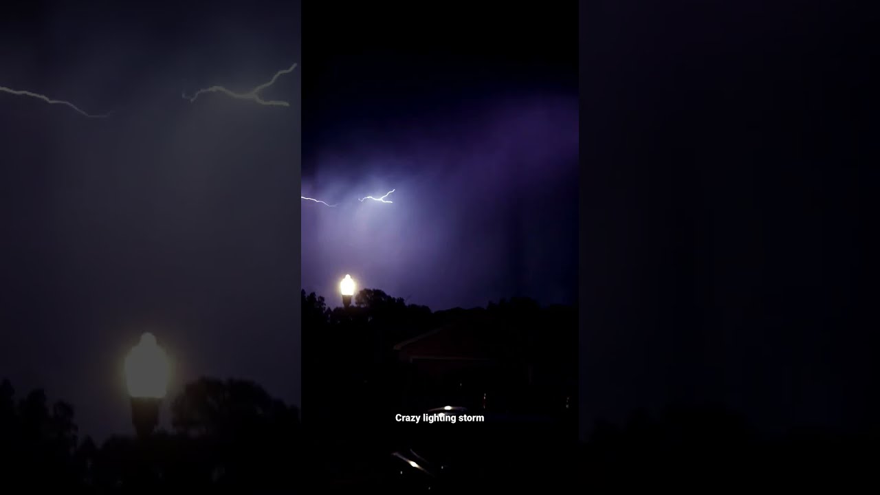 Insane lightning storm in FL ⚡️⚡️ 