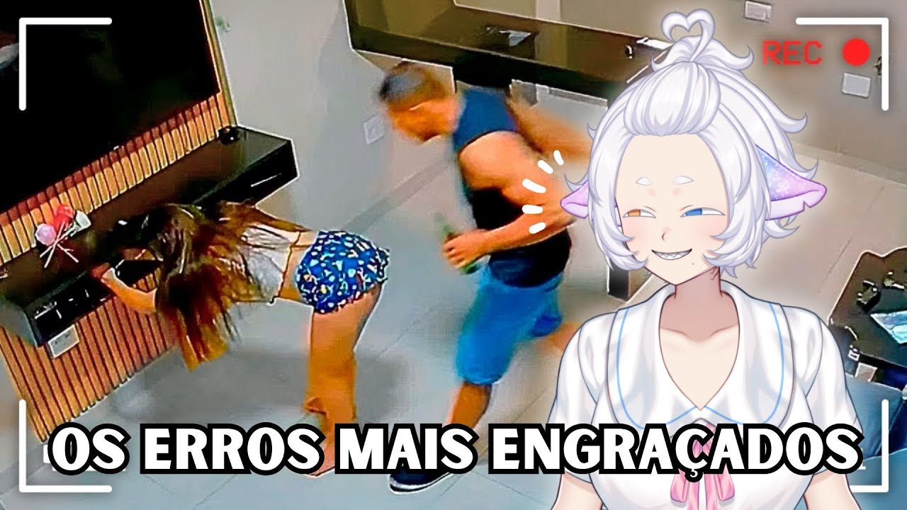 FLAGRADO EM 4K! OS ERROS MAIS ENGRAÇADOS DAS CÂMERAS DE SEGURANÇA - BRAIN TIME | Mochi Yuki