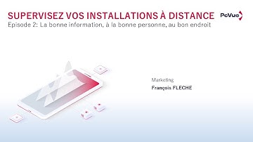 Supervisez vos installations à distance   La bonne information, à la bonne personne, au bon endroit