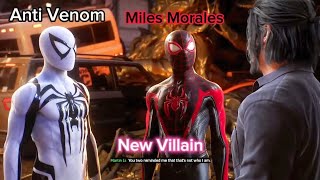 Anti Venom and Miles Morales meets the Villain| Spider Man 2| Venom| PS5| Anime| Cinematic