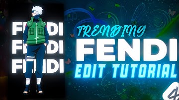 CREATE TRENDING FENDI EDIT TUTORIAL - IN CAPCUT
