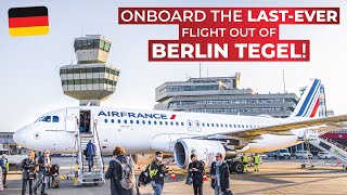 TXL's Final Flight! | Air France (ECONOMY) | Berlin Tegel - Paris Charles De Gaulle | Airbus A320