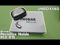 Paradise naida p50 up detailed bte i unboxing i phonak hearing aids