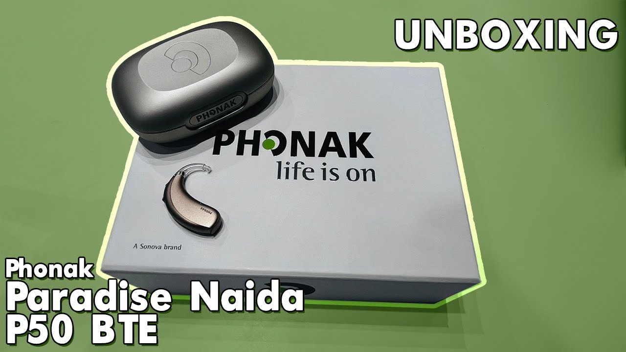 Paradise Naida P50 UP Detailed BTE I UNBOXING I Phonak Hearing aids