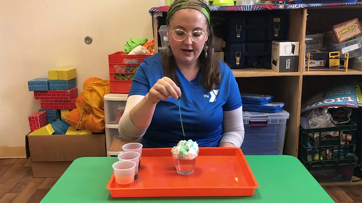 Rain Cloud in a Cup | STEAM Activities for Kids | YMCA Preschool & Education