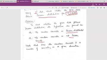 Input Modeling  Part 4 Goodness of fit Test1