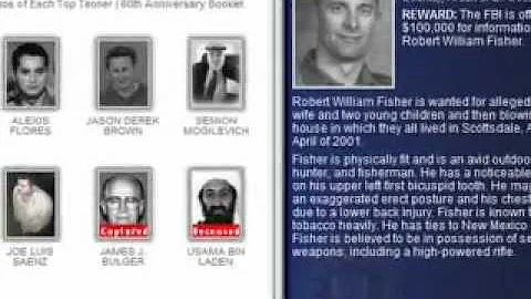 FBI Top-Ten Most Wanted: Robert Fisher