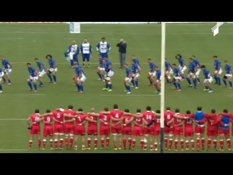 რაგბი,  საქართველო - სამოა.  პირველი ტაიმი