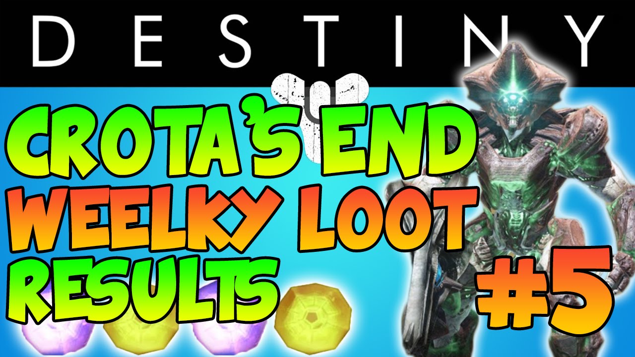 Destiny: Crota’s End Loot Rewards #5 – Raid Loot - Exotic - Legendary Looting Results and Rewards