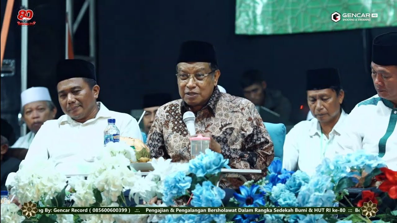 🔴Pengalangan Bersholawat Bersama Sayyid Zulfikar Assyaibani & Prof. Dr. KH. Said  Aqil Siraj, MA