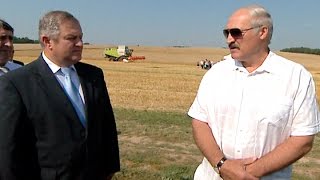 Лукашенко: секрет хорошего урожая в технологии и организации, а не в контроле и комиссиях(, 2014-07-29T14:32:17.000Z)