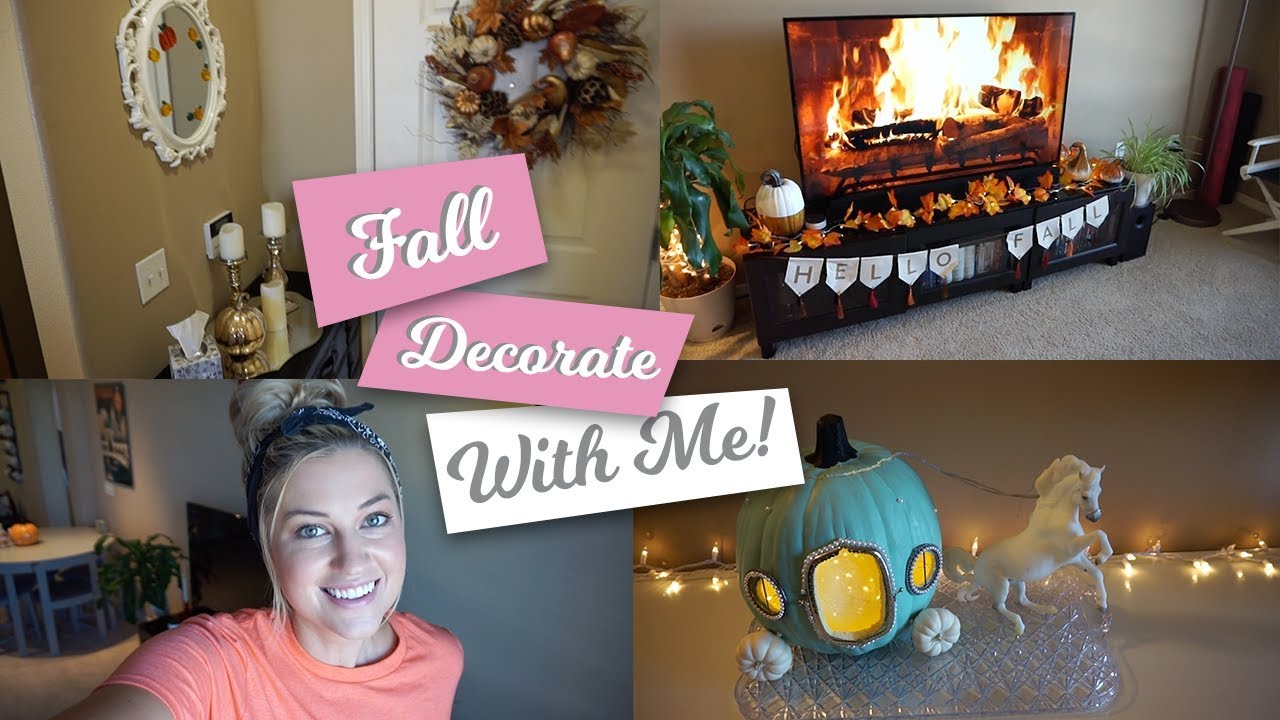 FALL DECOR 2019 | DECORATE WITH ME & CLEAN WITH ME FOR FALL! - YouTube