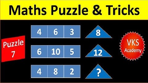 Maths Puzzle in Hindi | Puzzle Maths Tricks in Hindi | Tricky Maths Puzzles |Maths Puzzle vks Part 7