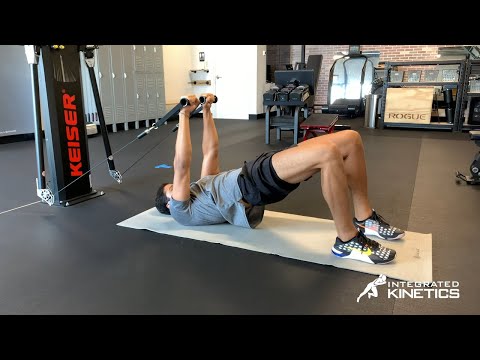 Glute Bridge - Core Activation - Cable Pulley