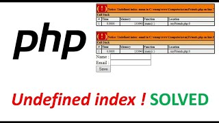 Notice: Undefined index: Id Error in PHP  100% Solution