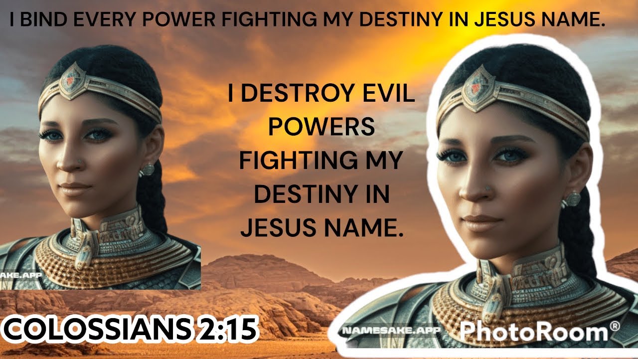 PRAYER TO BIND EVIL POWERS FIGHTING YOUR DESTINY IN JESUS NAME. - YouTube