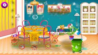 Mainan Anak Perempuan Terbaru : Games Big House Clean Up Dining Room - Game For Girls screenshot 3