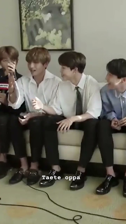 when excited Taetae exposed his secret in interview 🤣 #v #taehyung