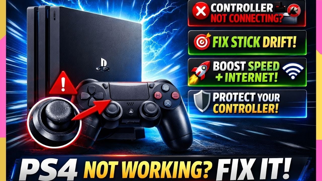 PlayStation 4 Issues & Solutions | PS4 Error Fix Guide