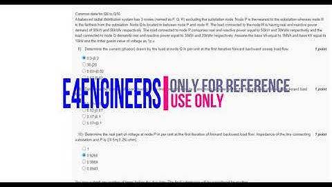 Operation and Planning of Power Distribution Systems nptel week 7 solution