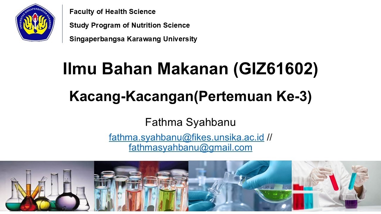 Ilmu Bahan Makanan I KACANG-KACANGAN I PART 2