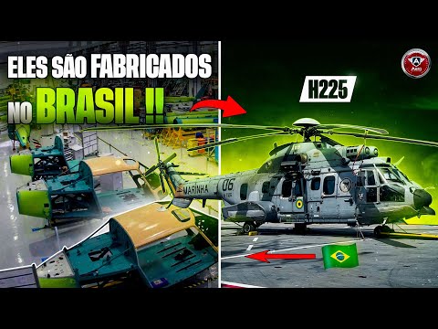 COMO É FEITO um HELICÓPTERO? Visitamos a HELIBRAS, ÚNICA FÁBRICA do Hemisfério Sul