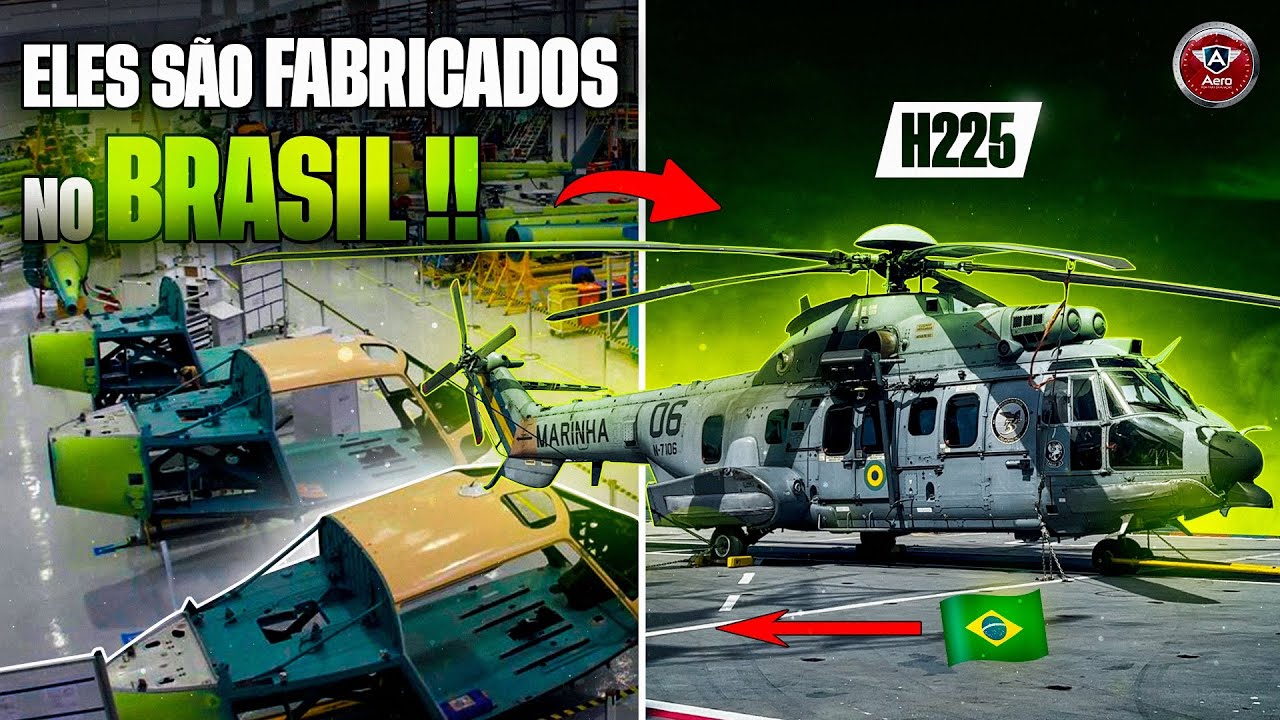 COMO É FEITO um HELICÓPTERO? Visitamos a HELIBRAS, ÚNICA FÁBRICA do Hemisfério Sul