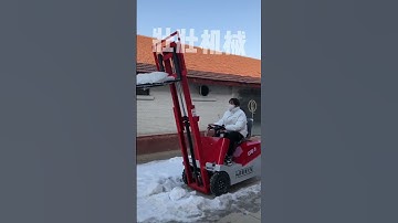 Loading and unloading cargo artifact electric forklift transport truck. #forkliftservice