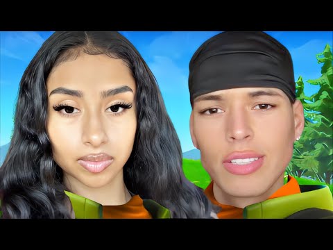My Crush Helped Me Get My First Win In Fortnite - YouTube